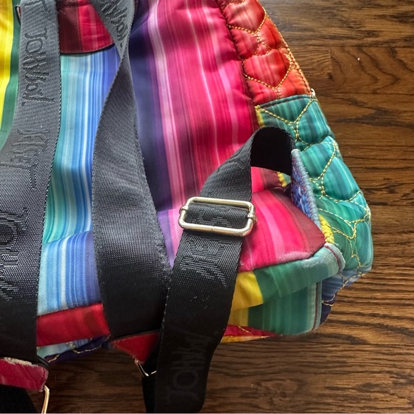 Betsy Johnson rainbow quilted backpack - Picture 16 of 17